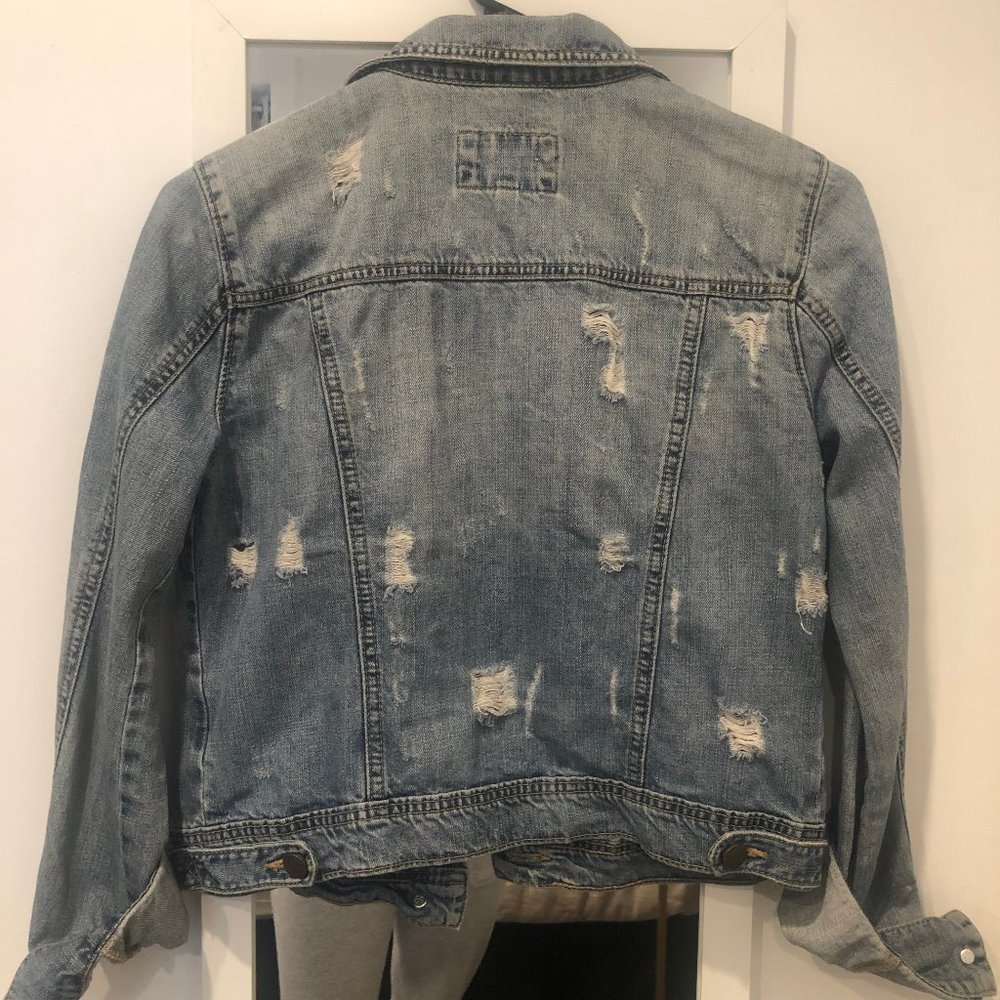 Distressed Denim Jacket - Picture 4 of 4